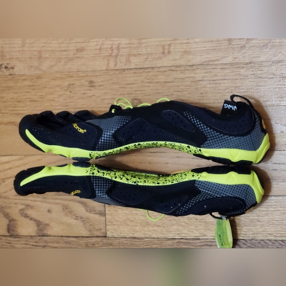 Vibram FiveFingers Men’s Barefoot Minimalist Training Shoes Black Yellow Size 12 - Picture 5 of 9